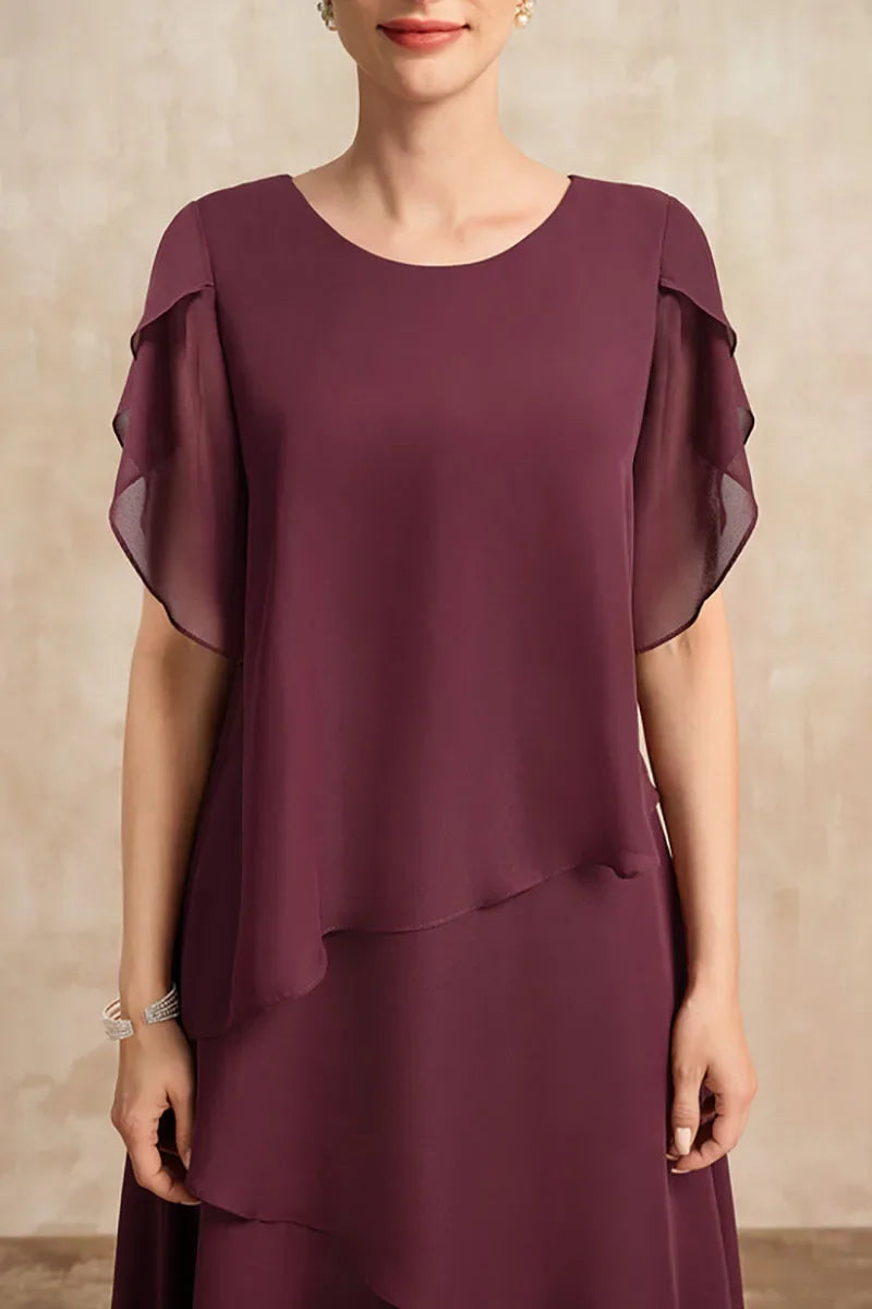 Reese | Dames Zacht Klassiek Chiffon Jurk