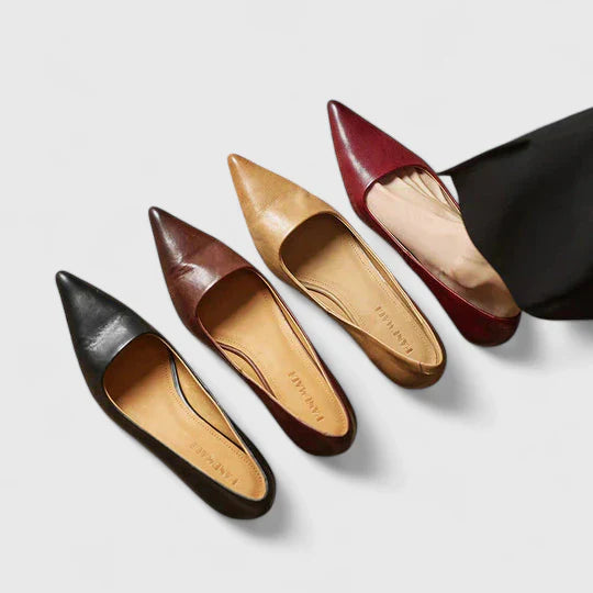 Dakota | Dames elegante puntige pumps met lage hak