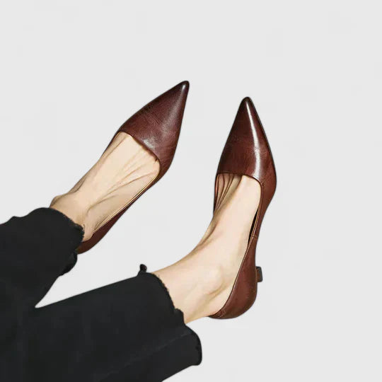 Dakota | Dames elegante puntige pumps met lage hak