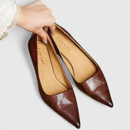 Dakota | Dames elegante puntige pumps met lage hak