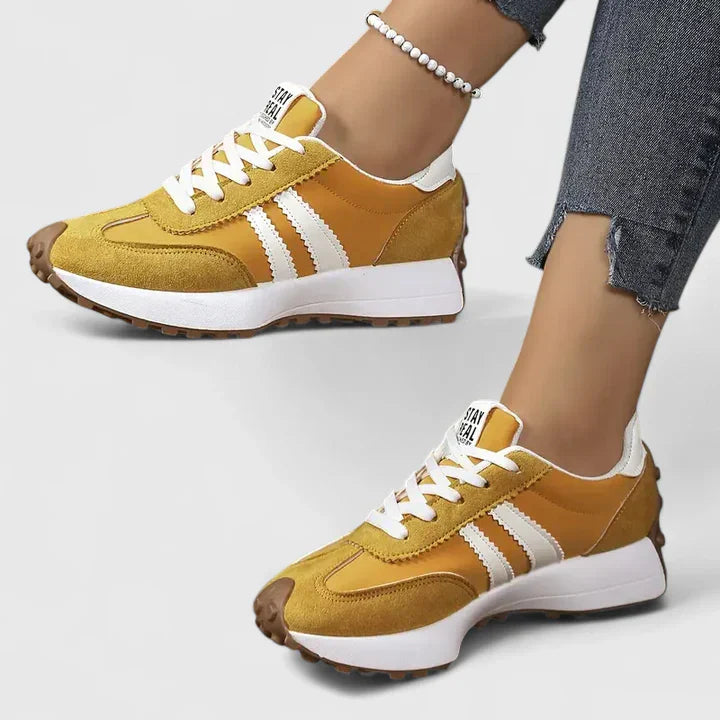 Amber | Dames casual comfortabele vetersneakers