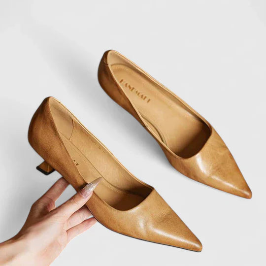 Dakota | Dames elegante puntige pumps met lage hak