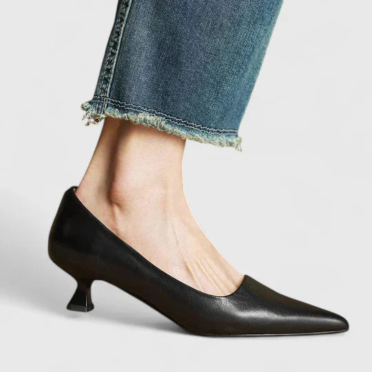Dakota | Dames elegante puntige pumps met lage hak