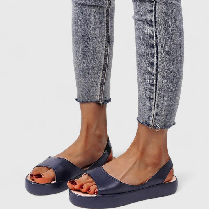Vivian | Dames Platform Slingback Sandalen