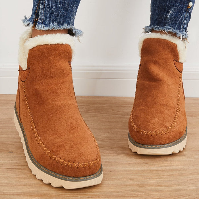 Elena | Dames Waterproof Geïsoleerde Winterlaarzen