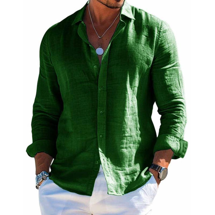 Victor | Heren Overhemd met Knopen en Relaxte Pasvorm