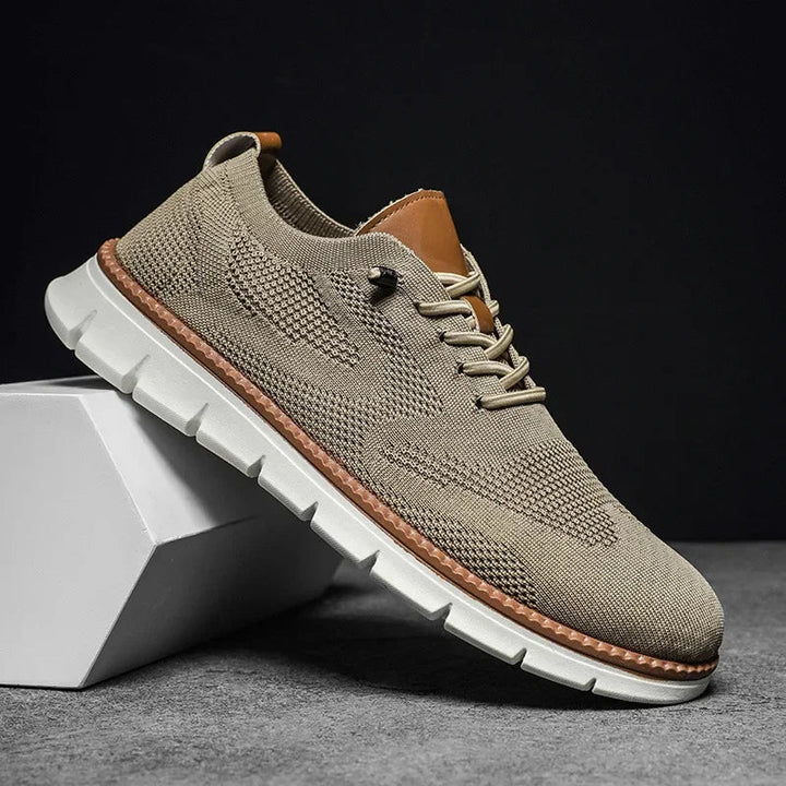 Bennett | Heren Veters Gebreide Zool Casual Schoenen