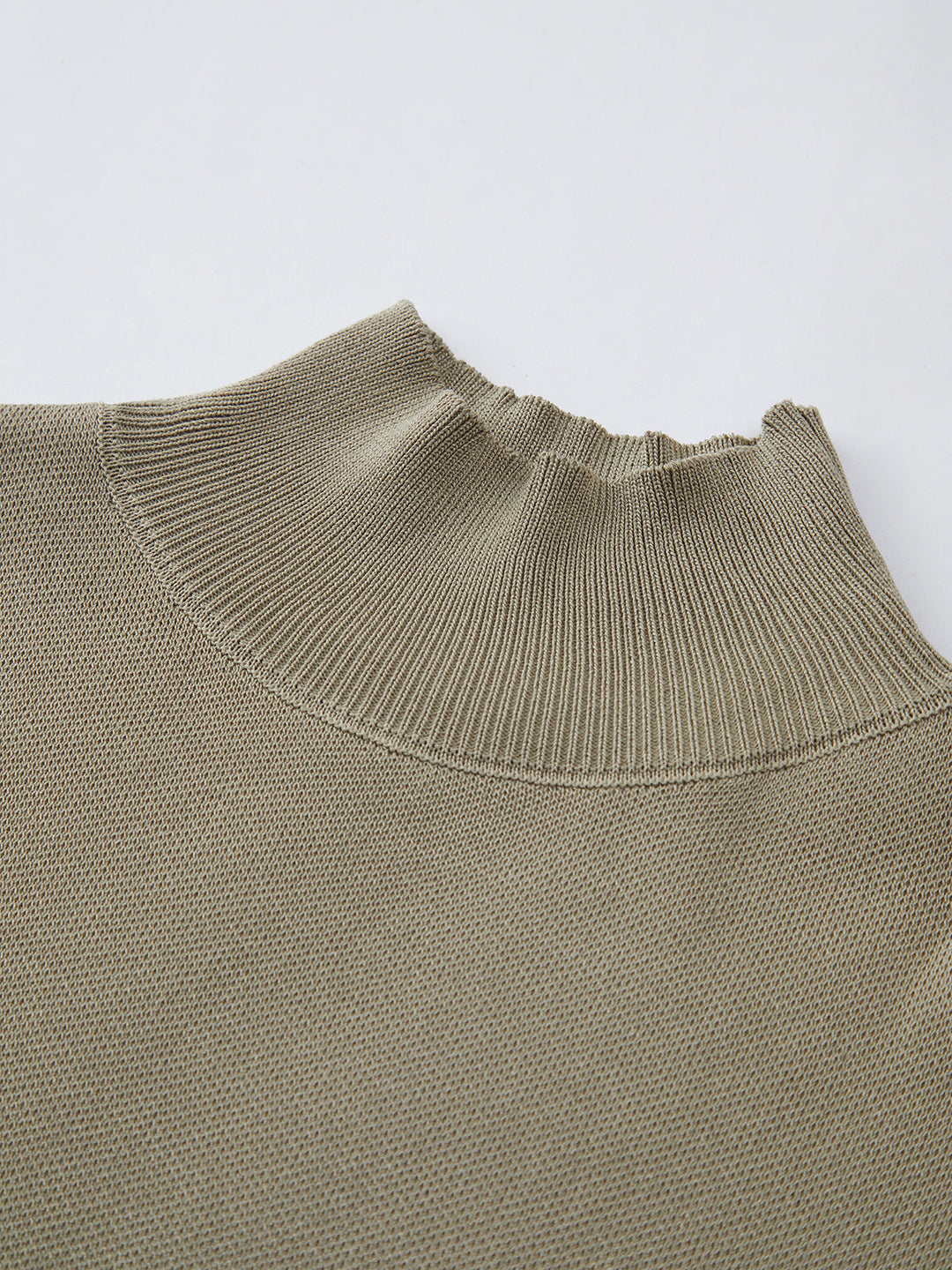 Nora | Dames Casual Top Met Mock Neck En Korte Mouwen