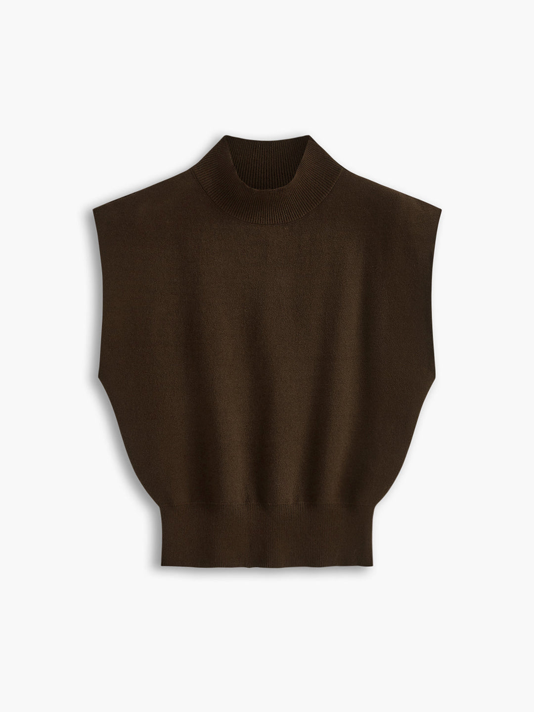 Nora | Dames Casual Top Met Mock Neck En Korte Mouwen