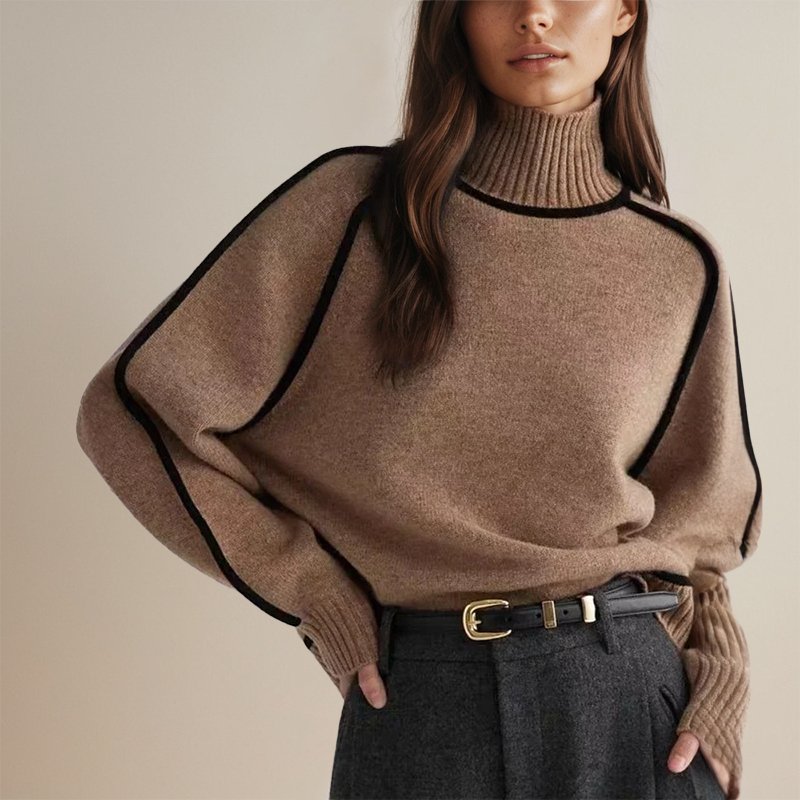 Lila | Dames Winter Colorblock Coltrui