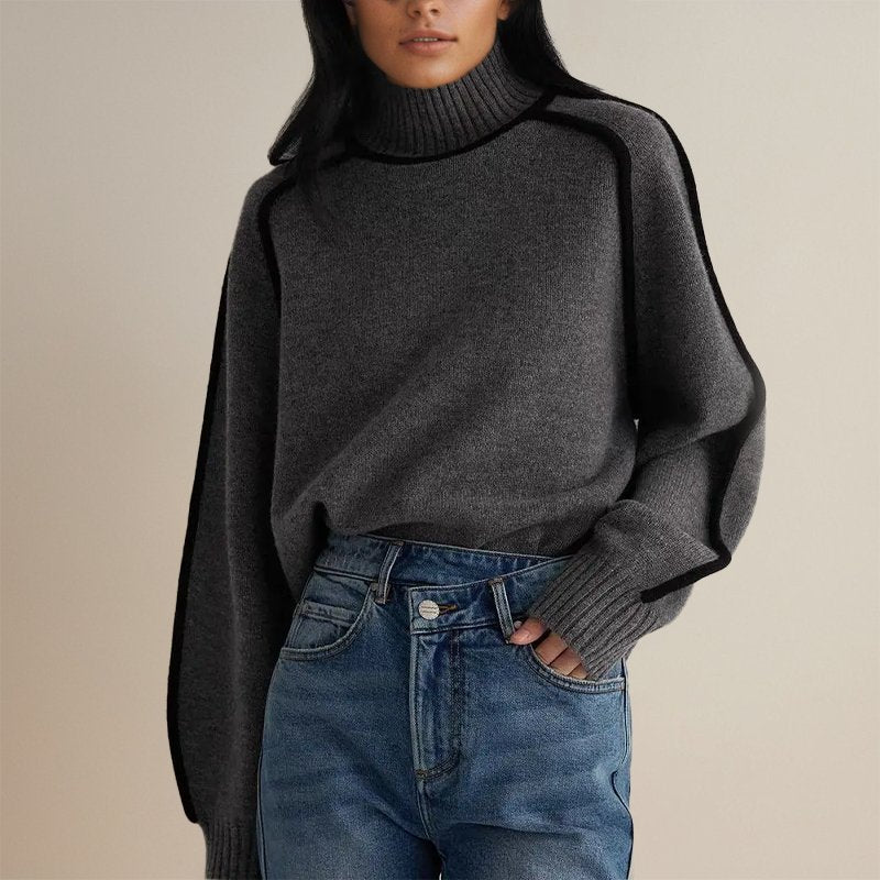 Lila | Dames Winter Colorblock Coltrui