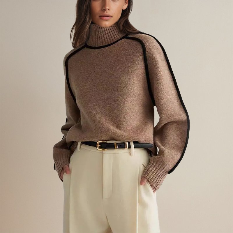 Lila | Dames Winter Colorblock Coltrui