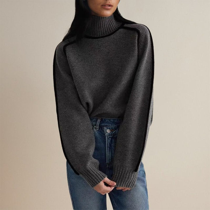 Lila | Dames Winter Colorblock Coltrui