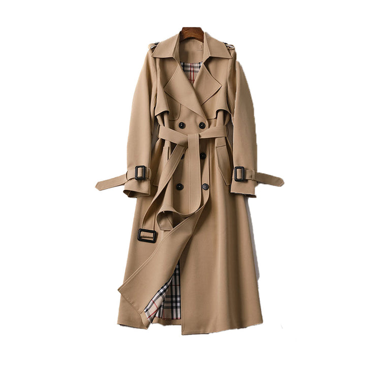 Bethany | Dames Tijdloze Trenchcoat met Lange Mouwen en Riem