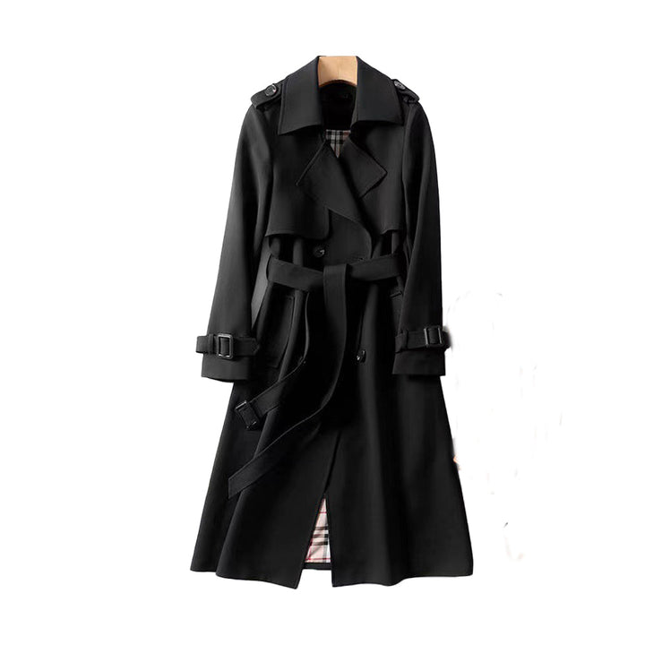 Bethany | Dames Tijdloze Trenchcoat met Lange Mouwen en Riem