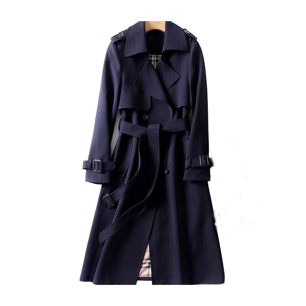 Bethany | Dames Tijdloze Trenchcoat met Lange Mouwen en Riem