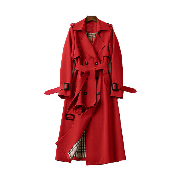 Bethany | Dames Tijdloze Trenchcoat met Lange Mouwen en Riem