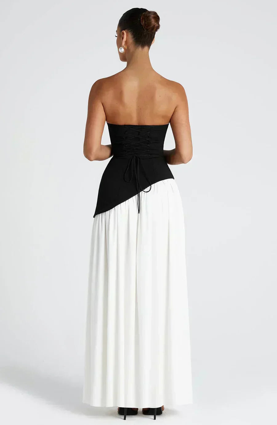 Chelsea | Dames Bruiloft Gast Asymmetrische Maxi Jurk