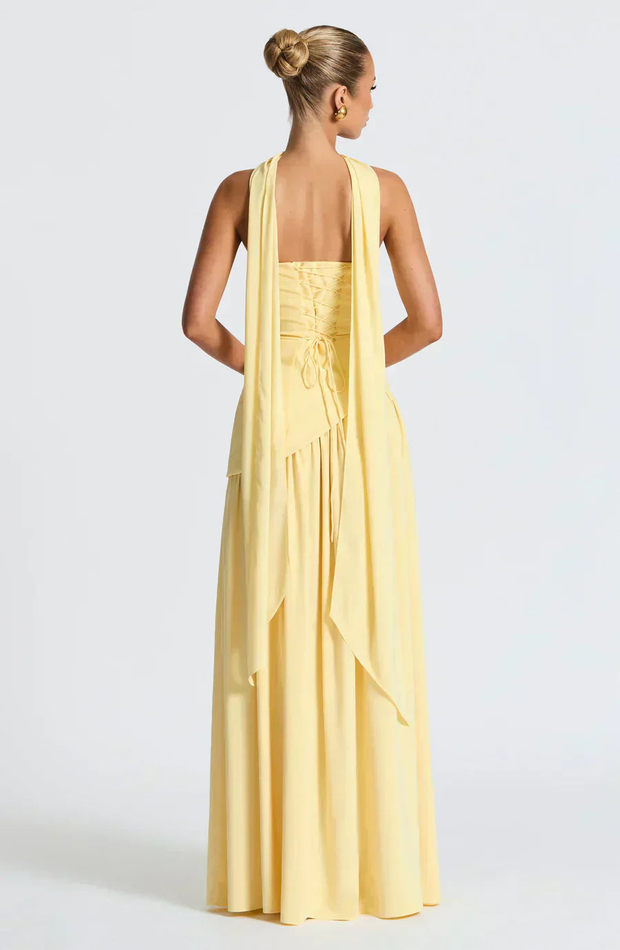 Chelsea | Dames Bruiloft Gast Asymmetrische Maxi Jurk