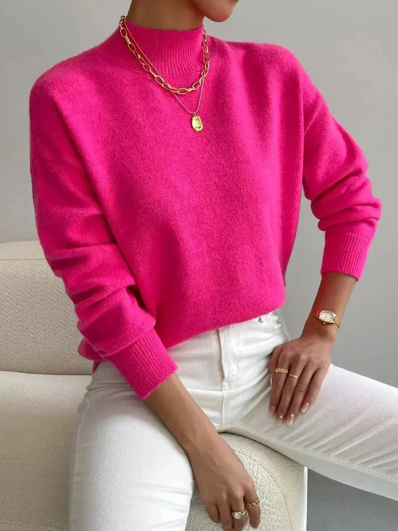Ellen | Dames Trui Met Lange Mouwen En Pulloverstijl