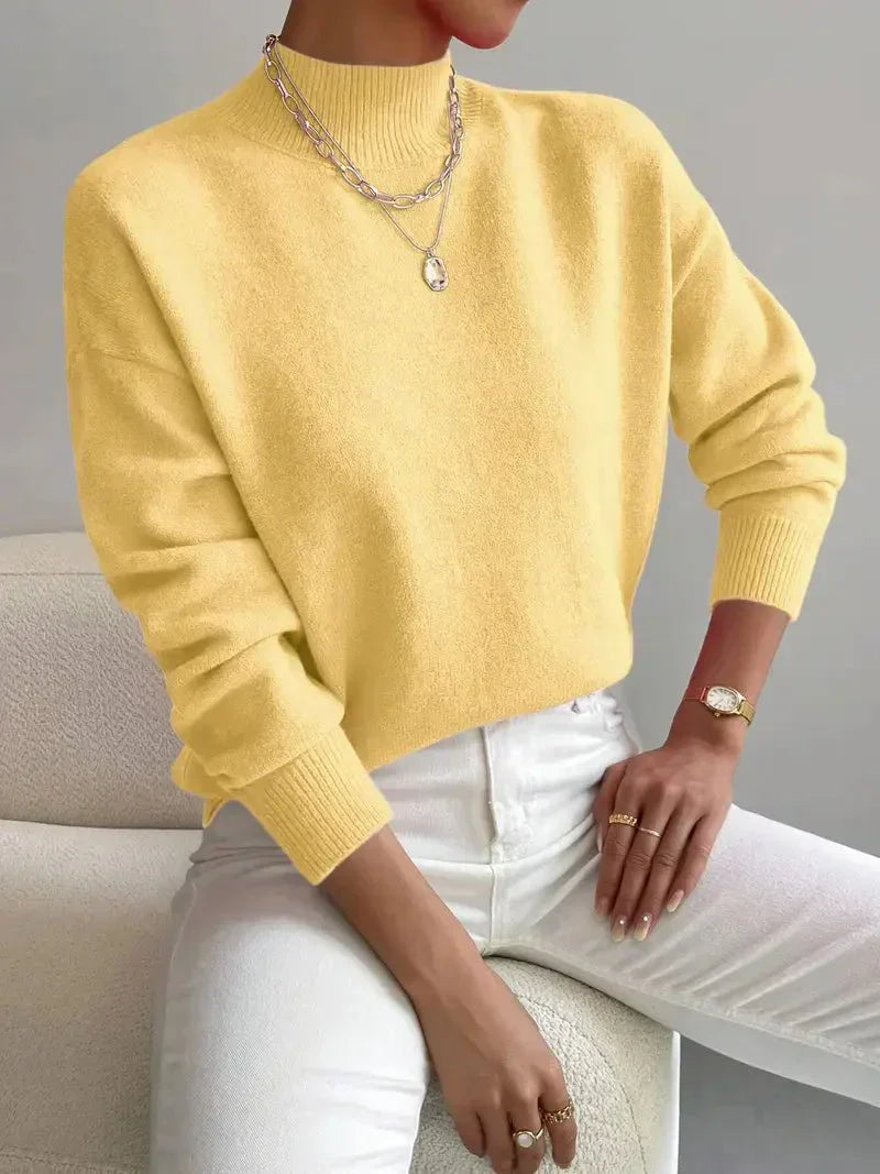 Ellen | Dames Trui Met Lange Mouwen En Pulloverstijl