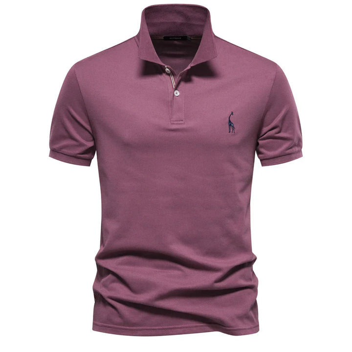 Jacob | Heren Polo Overhemd Met Knoopsluiting En Korte Mouwen