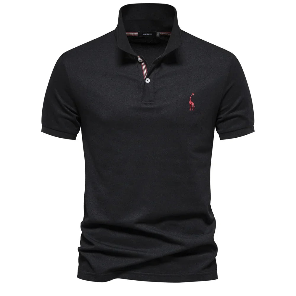 Jacob | Heren Polo Overhemd Met Knoopsluiting En Korte Mouwen