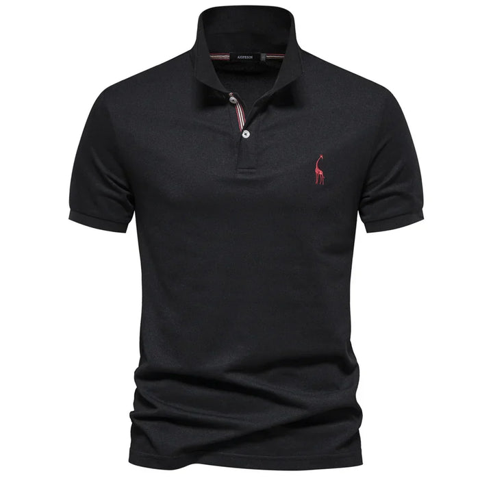 Jacob | Heren Polo Overhemd Met Knoopsluiting En Korte Mouwen