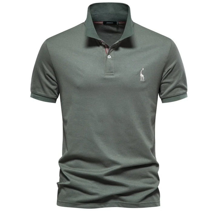 Jacob | Heren Polo Overhemd Met Knoopsluiting En Korte Mouwen