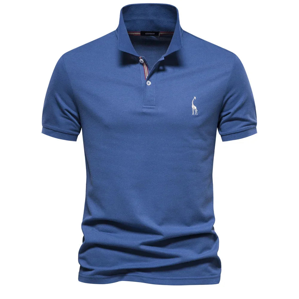 Jacob | Heren Polo Overhemd Met Knoopsluiting En Korte Mouwen
