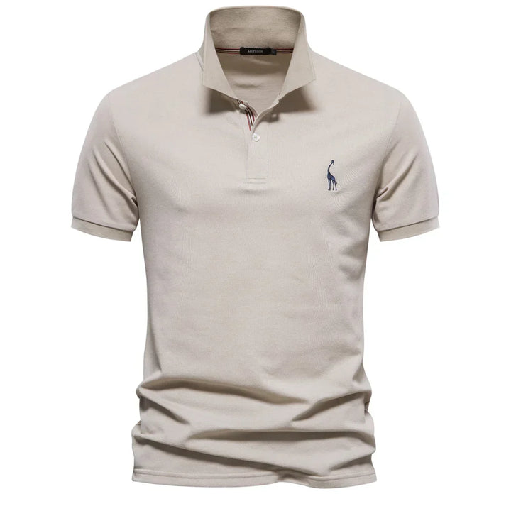 Jacob | Heren Polo Overhemd Met Knoopsluiting En Korte Mouwen