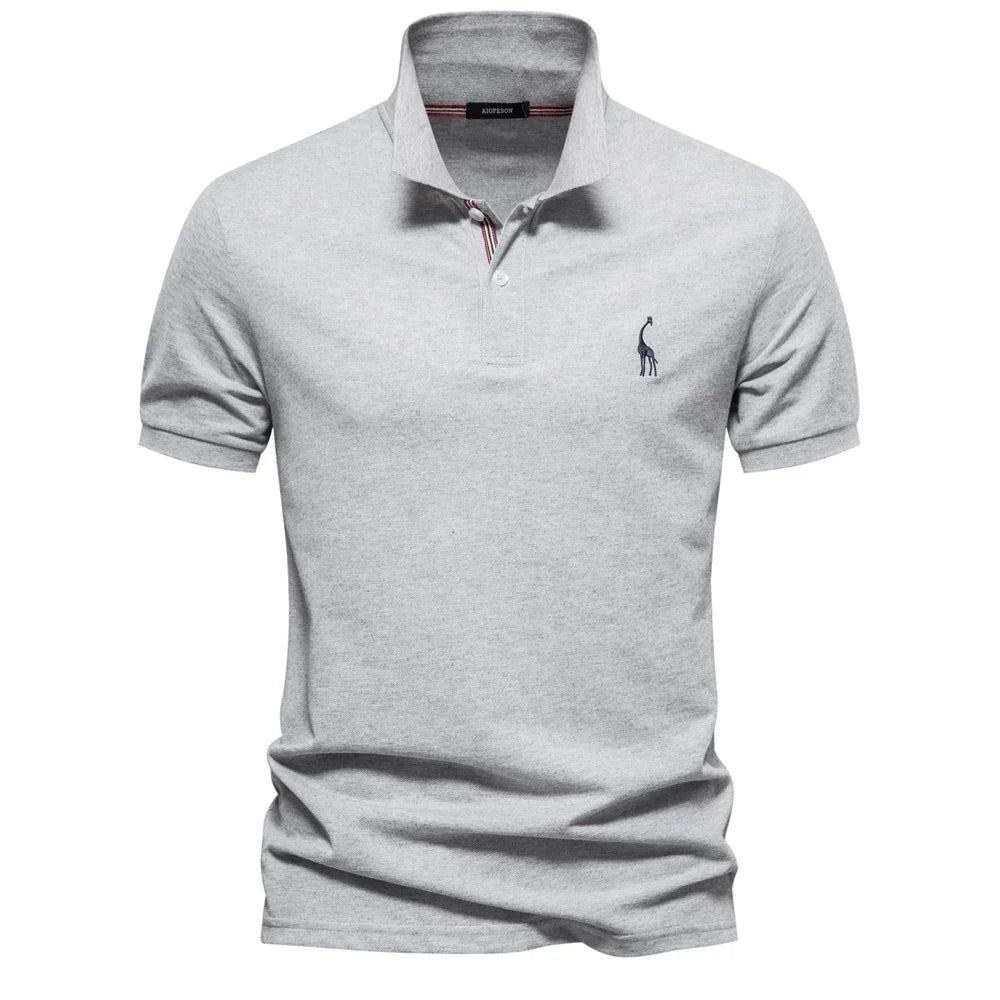 Jacob | Heren Polo Overhemd Met Knoopsluiting En Korte Mouwen
