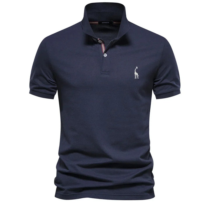Jacob | Heren Polo Overhemd Met Knoopsluiting En Korte Mouwen