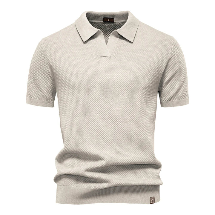 Angelo | Heren Klassiek Polo Overhemd Met Korte Mouwen