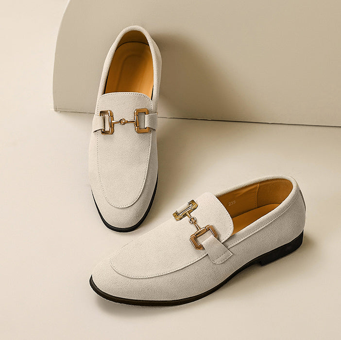 Mason | Heren Instap Loafers Met Metalen Detail