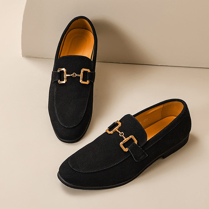Mason | Heren Instap Loafers Met Metalen Detail