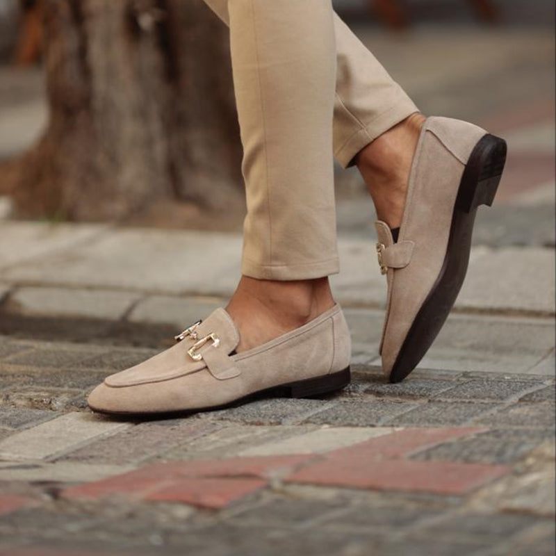 Mason | Heren Instap Loafers Met Metalen Detail