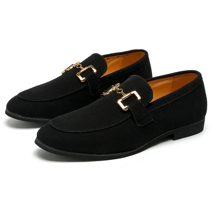 Mason | Heren Instap Loafers Met Metalen Detail