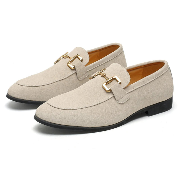 Mason | Heren Instap Loafers Met Metalen Detail