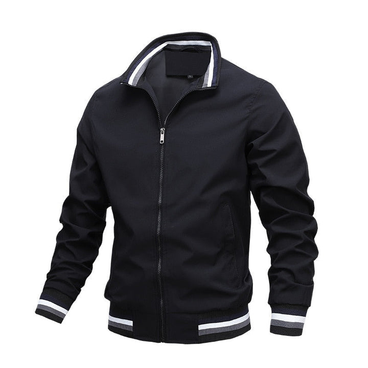 Ethan | Heren Casual Klassieke Bomberjas Met Ritssluiting