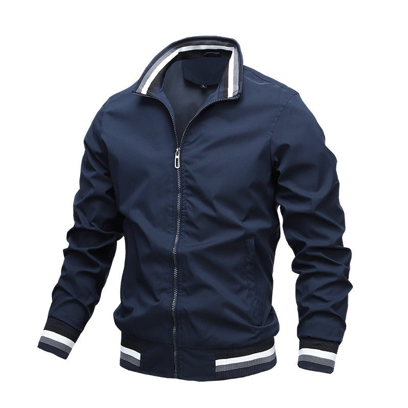 Ethan | Heren Casual Klassieke Bomberjas Met Ritssluiting