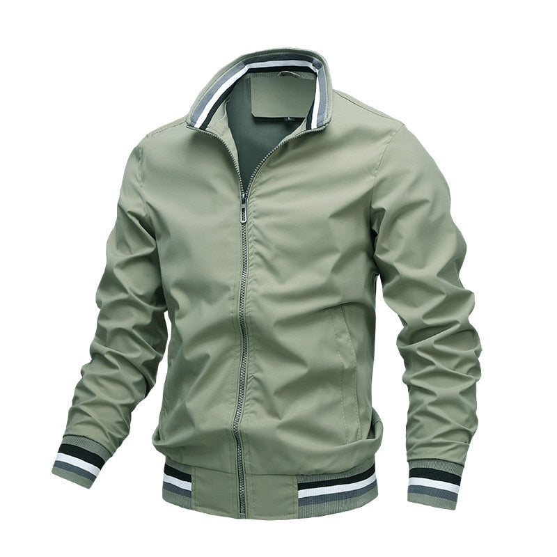 Ethan | Heren Casual Klassieke Bomberjas Met Ritssluiting