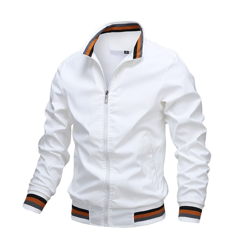 Ethan | Heren Casual Klassieke Bomberjas Met Ritssluiting