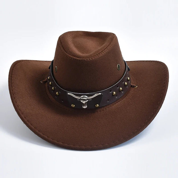 Jasper | Heren Brede Rand Western Cowboy Hoed