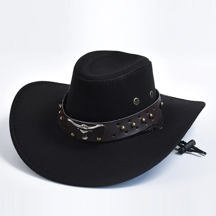 Jasper | Heren Brede Rand Western Cowboy Hoed