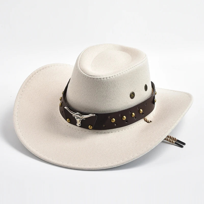 Jasper | Heren Brede Rand Western Cowboy Hoed