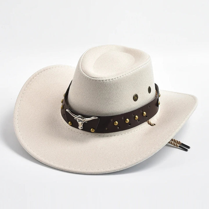 Jasper | Heren Brede Rand Western Cowboy Hoed