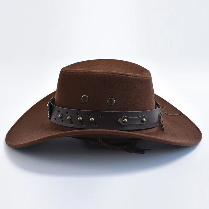 Jasper | Heren Brede Rand Western Cowboy Hoed