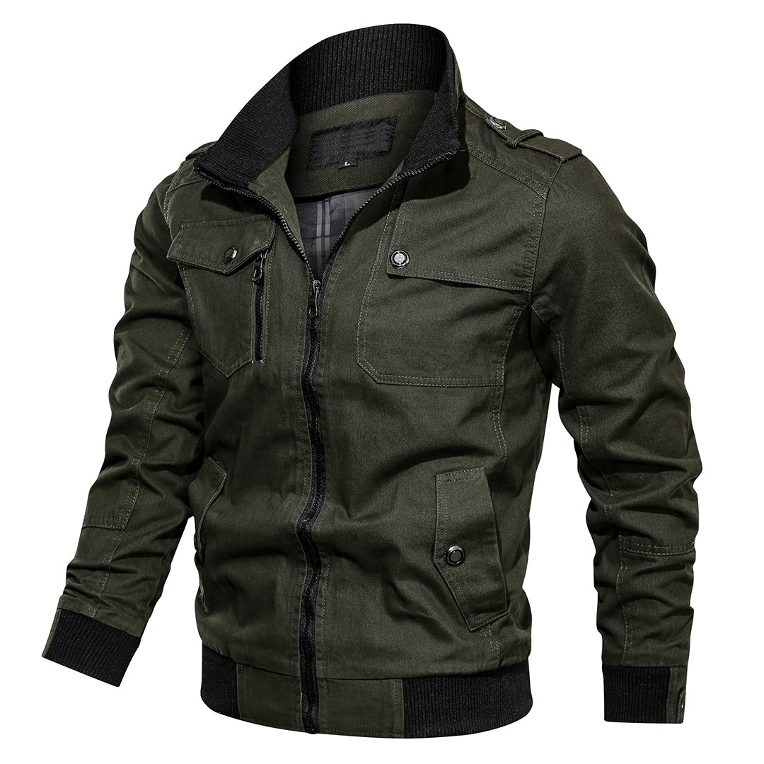 Miles | Heren Casual Bomberjas Met Ritssluiting