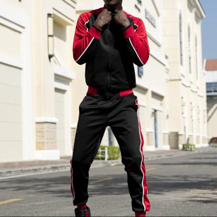Spencer | Heren Trainingspak Set Met Ritssluiting Jas En Broek